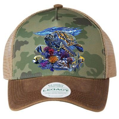 Sea Turtle Life Legacy Tie Dye Trucker Hat