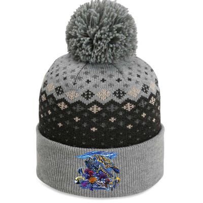 Sea Turtle Life The Baniff Cuffed Pom Beanie