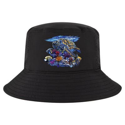 Sea Turtle Life Cool Comfort Performance Bucket Hat