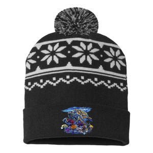 Sea Turtle Life USA-Made Snowflake Beanie