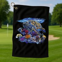 Sea Turtle Life Golf Towel