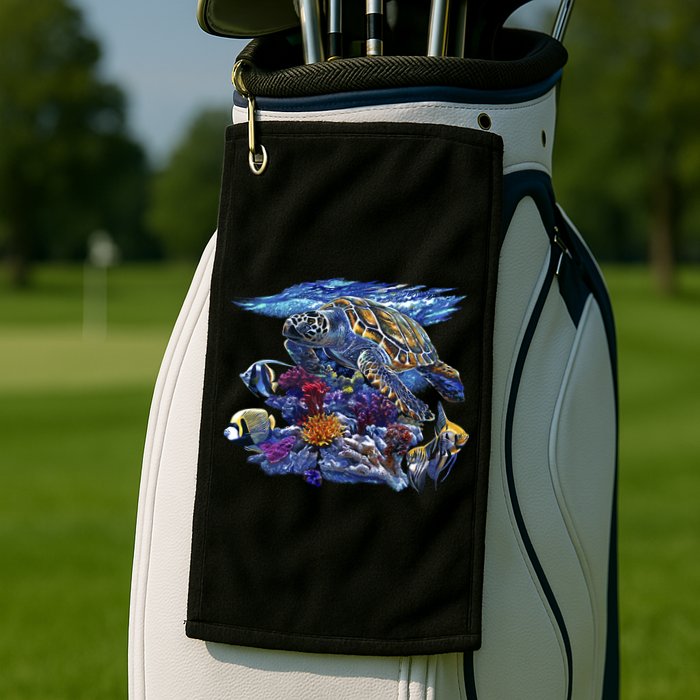 Sea Turtle Life Golf Towel