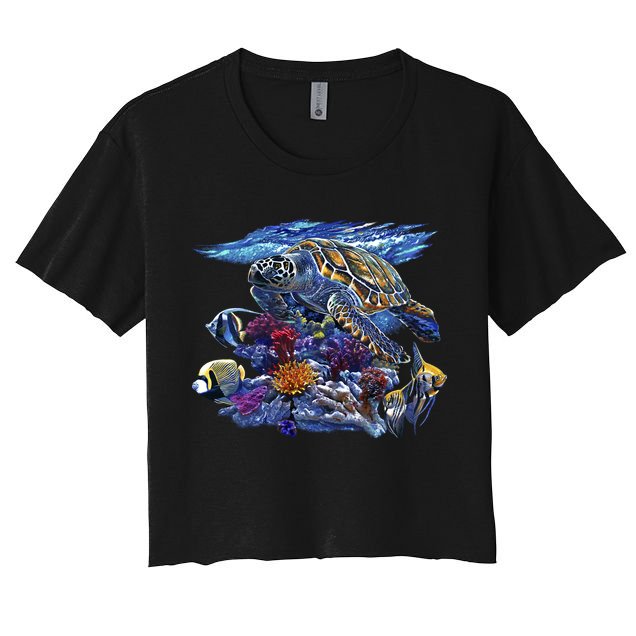 Sea Turtle Life Crop Top