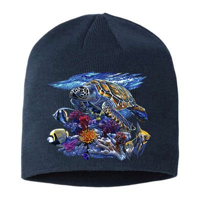 Sea Turtle Life Sustainable Beanie