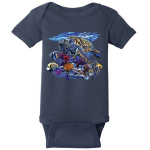 Sea Turtle Life Baby Bodysuit