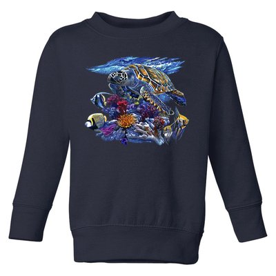 Sea Turtle Life Toddler Sweatshirt