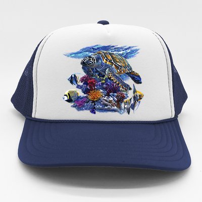 Sea Turtle Life Trucker Hat