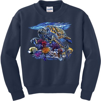 Sea Turtle Life Kids Sweatshirt