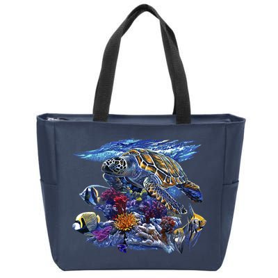 Sea Turtle Life Zip Tote Bag