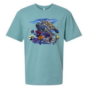 Sea Turtle Life Sueded Cloud Jersey T-Shirt