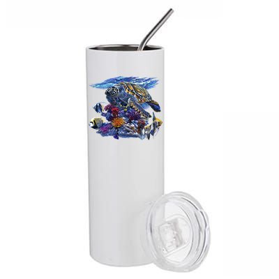 Sea Turtle Life Stainless Steel Tumbler