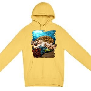 Sea Turtle Ocean Premium Pullover Hoodie