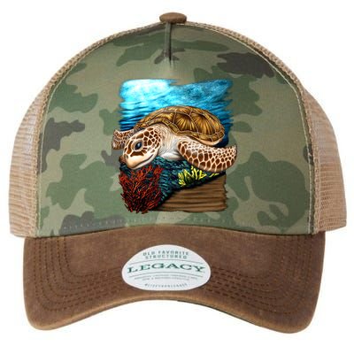 Sea Turtle Ocean Legacy Tie Dye Trucker Hat
