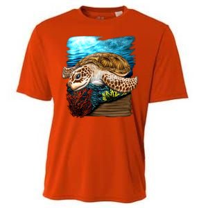 Sea Turtle Ocean Cooling Performance Crew T-Shirt