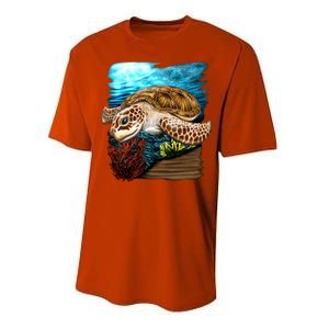 Sea Turtle Ocean Performance Sprint T-Shirt