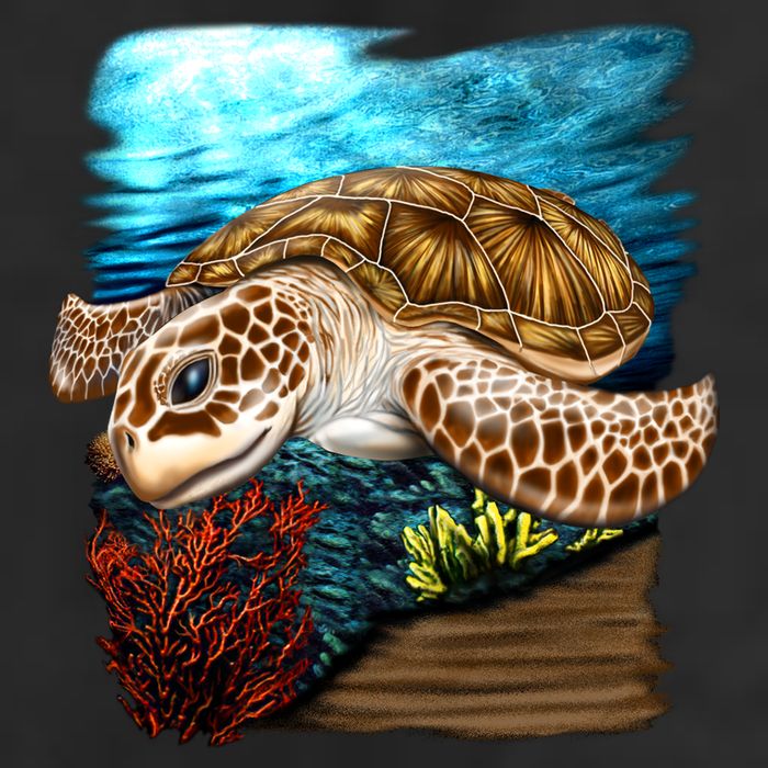 Sea Turtle Ocean Cool Comfort Performance Bucket Hat