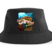 Sea Turtle Ocean Sustainable Bucket Hat