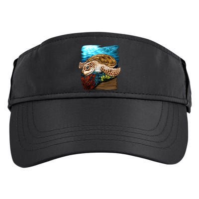 Sea Turtle Ocean Adult Drive Performance Visor