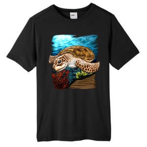 Sea Turtle Ocean Tall Fusion ChromaSoft Performance T-Shirt