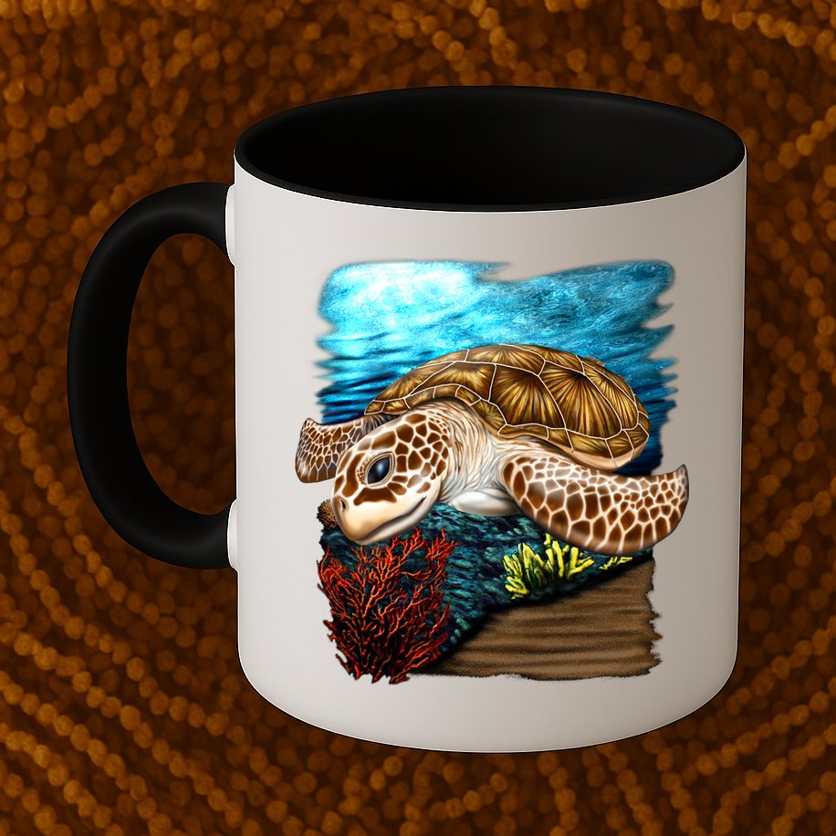 Sea Turtle Ocean Mug