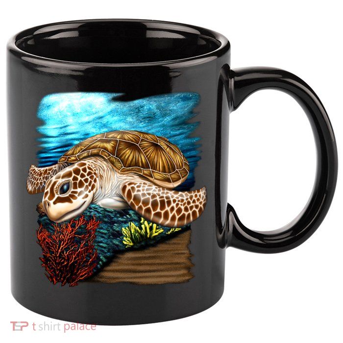 Sea Turtle Ocean 11oz C Handle Ceramic Mug