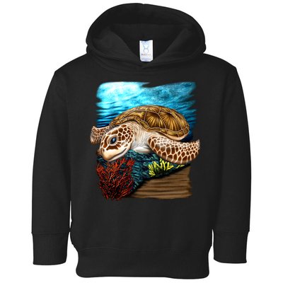 Sea Turtle Ocean Toddler Hoodie