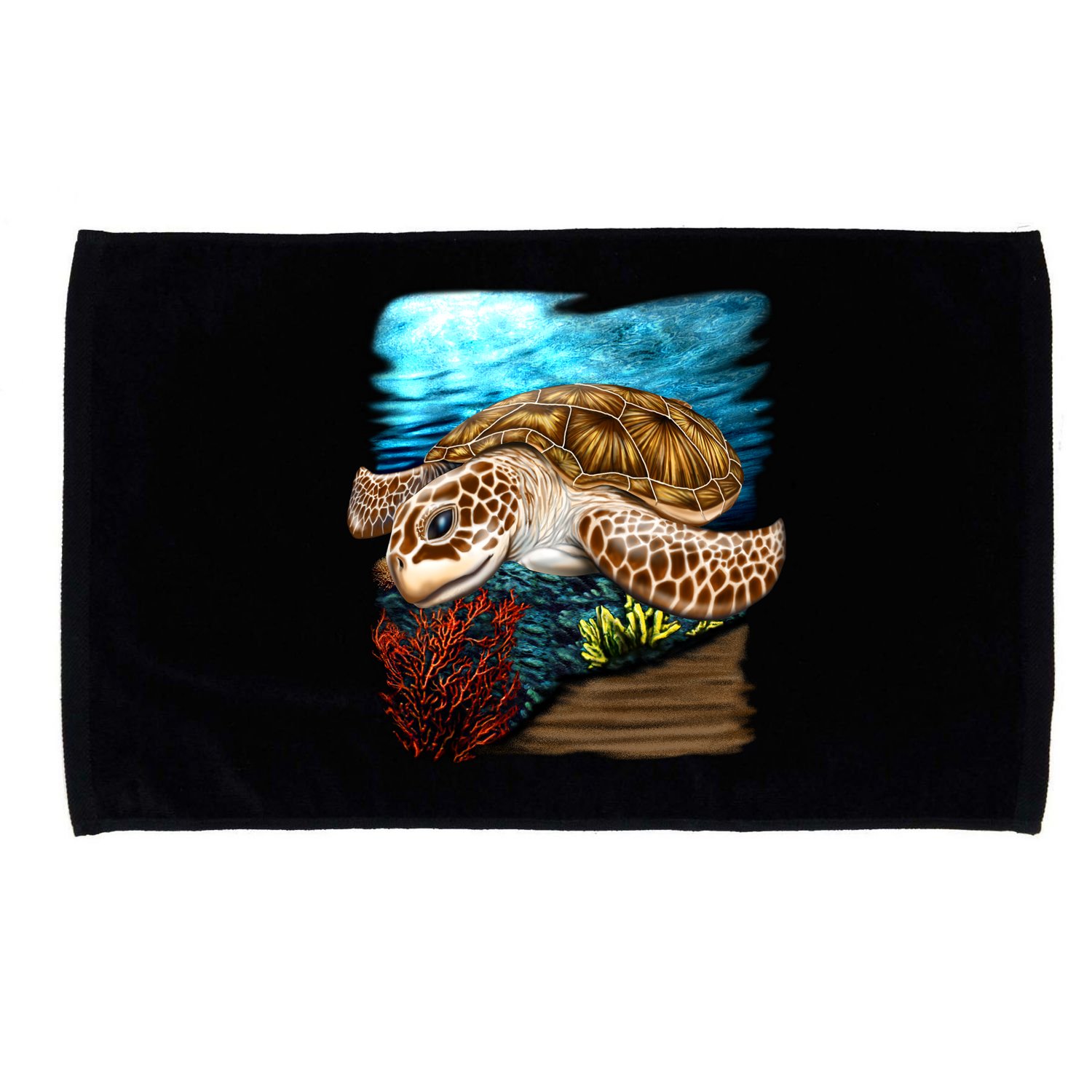 Sea Turtle Ocean Microfiber Hand Towel