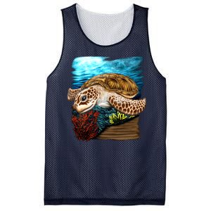 Sea Turtle Ocean Mesh Reversible Basketball Jersey Tank