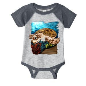 Sea Turtle Ocean Infant Baby Jersey Bodysuit