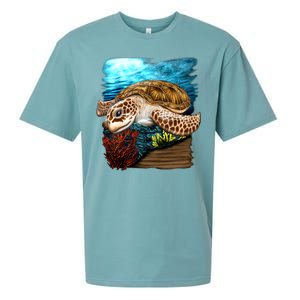 Sea Turtle Ocean Sueded Cloud Jersey T-Shirt