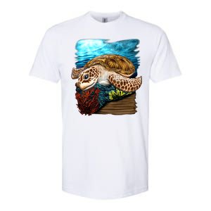 Sea Turtle Ocean Softstyle CVC T-Shirt