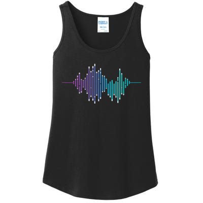 Sound Engineer Audio Music Equalizer Audio Specialist Ladies Essential Tank