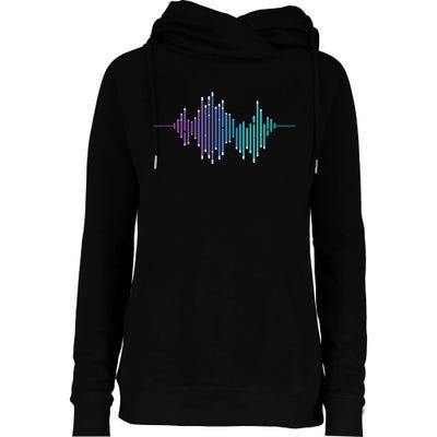 Sound Engineer Audio Music Equalizer Audio Specialist Womens Funnel Neck Pullover Hood