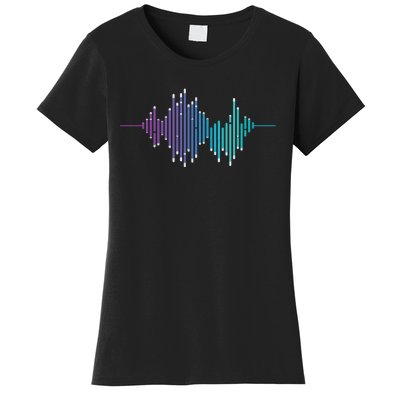 Sound Engineer Audio Music Equalizer Audio Specialist Women's T-Shirt