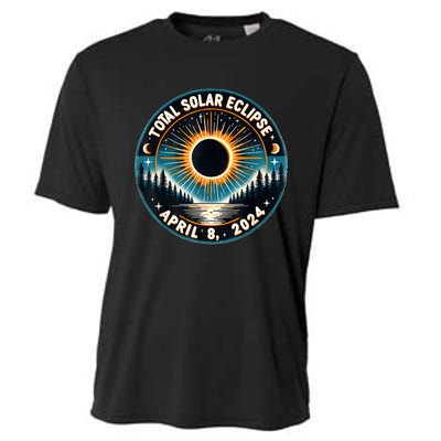 Solar Eclipse Astronomy Vintage 2024 Solar Eclipse Cooling Performance Crew T-Shirt