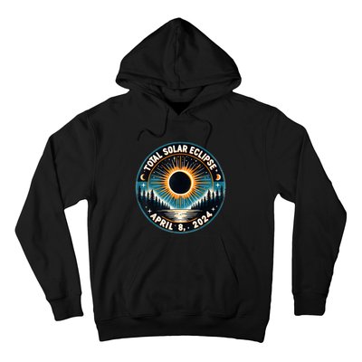 Solar Eclipse Astronomy Vintage 2024 Solar Eclipse Hoodie