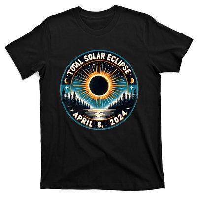 Solar Eclipse Astronomy Vintage 2024 Solar Eclipse T-Shirt