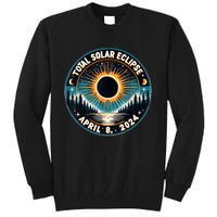 Solar Eclipse Astronomy Vintage 2024 Solar Eclipse Tall Sweatshirt