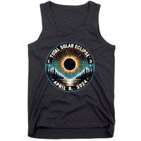 Solar Eclipse Astronomy Vintage 2024 Solar Eclipse Tank Top