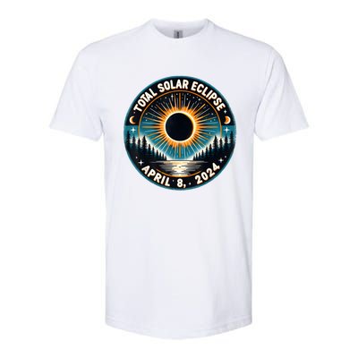 Solar Eclipse Astronomy Vintage 2024 Solar Eclipse Softstyle CVC T-Shirt