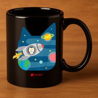 Space Explorer Adventure  11oz C Handle Ceramic Mug