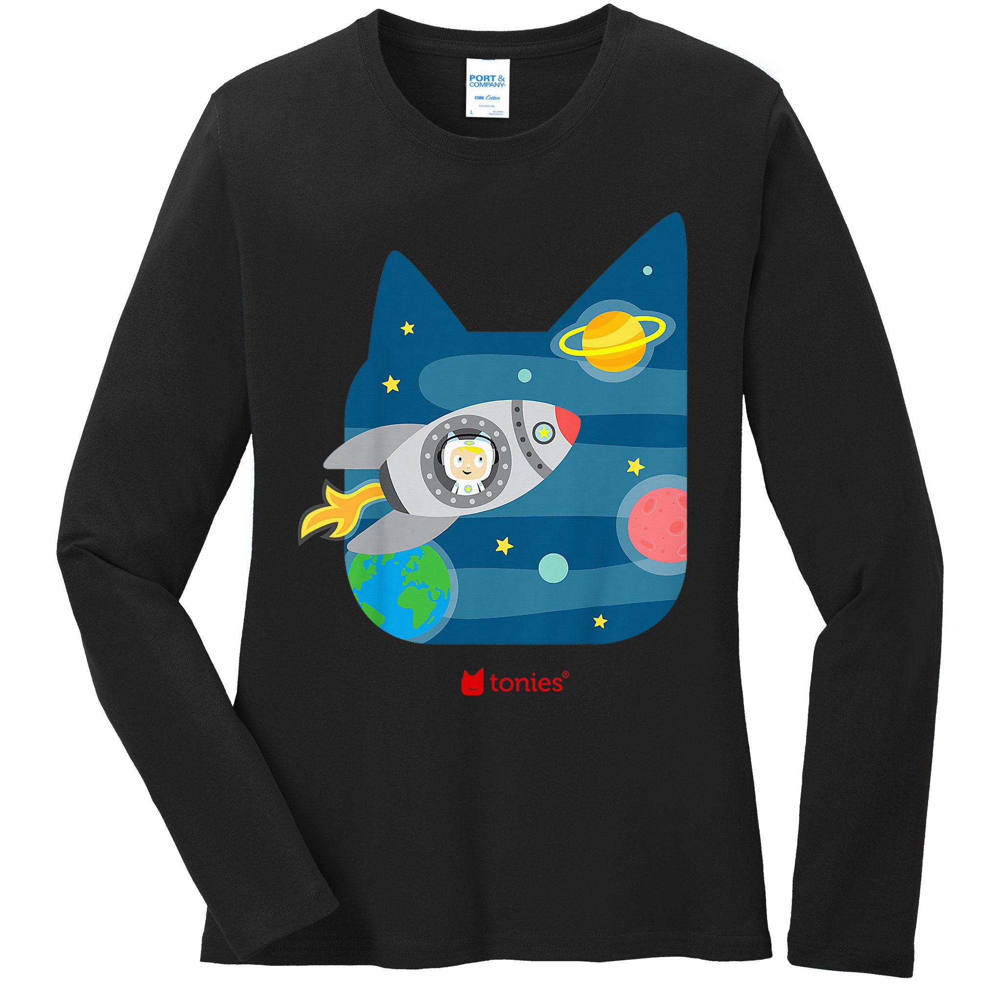 Space Explorer Adventure  Ladies Long Sleeve Shirt