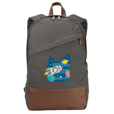 Space Explorer Adventure  Cotton Canvas Backpack
