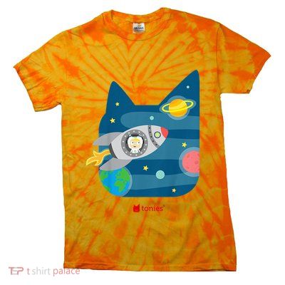 Space Explorer Adventure  Tie-Dye T-Shirt