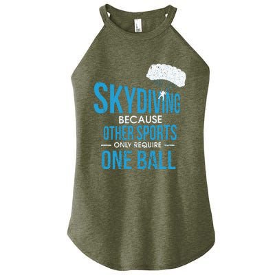 Skydive & Extreme Athlete Skydiving Design For A Skydiver Women’s Perfect Tri Rocker Tank