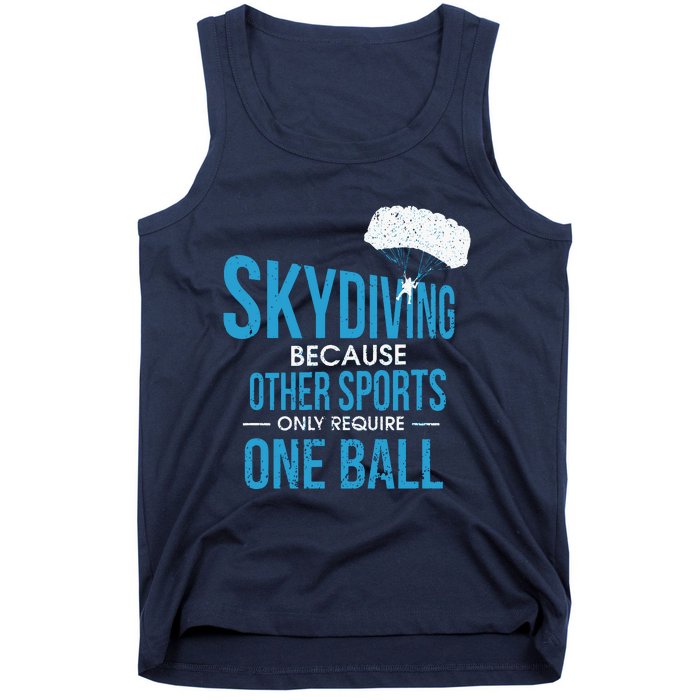 Skydive & Extreme Athlete Skydiving Design For A Skydiver Tank Top