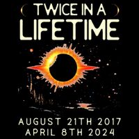Solar Eclipse Astronomy Twice In Lifetime 2024 Solar Eclipse 7-Panel Snapback Hat