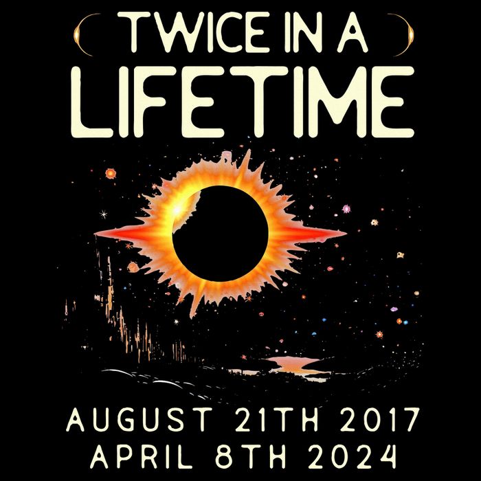 Solar Eclipse Astronomy Twice In Lifetime 2024 Solar Eclipse 7-Panel Snapback Hat
