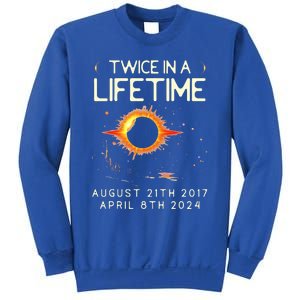 Solar Eclipse Astronomy Twice In Lifetime 2024 Solar Eclipse Sweatshirt