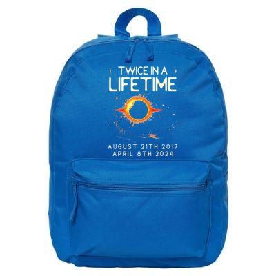 Solar Eclipse Astronomy Twice In Lifetime 2024 Solar Eclipse 16 in Basic Backpack